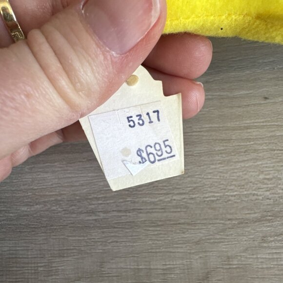 HEINZ‎ 57 POURABLE MUSTARD BEAN BAG GUY Advertising Cowboy Plush NWT - Picture 6 of 7